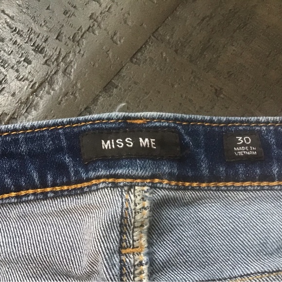 Womens Miss Me Jeans Ankle Skinny Sz 30 - Picture 4 of 6